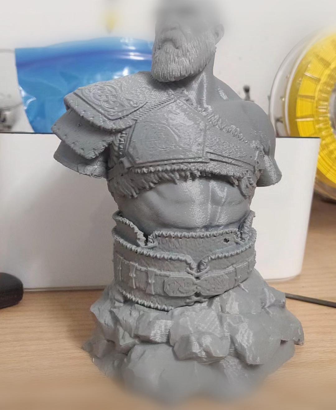 Kratos Bust - God of War Ragnarok 3d model