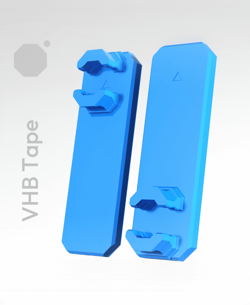 Single Snap (DS Part A) - Medium VHB Tape Mount 3d model