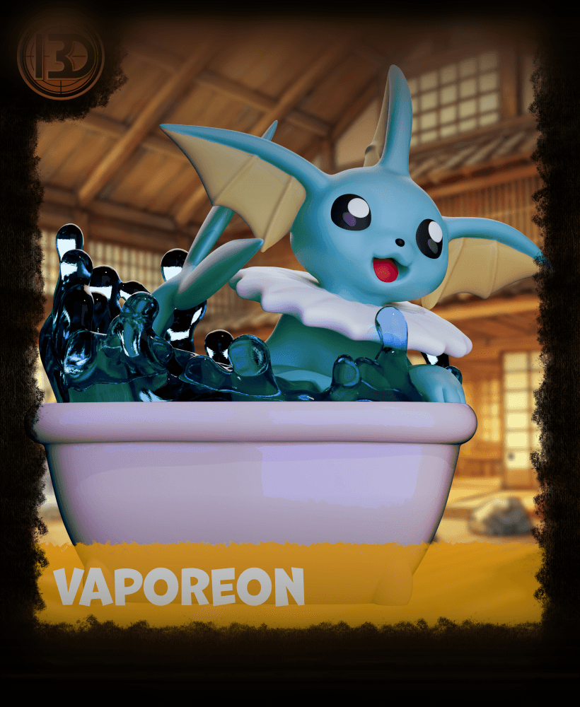 Vaporeon  3d model