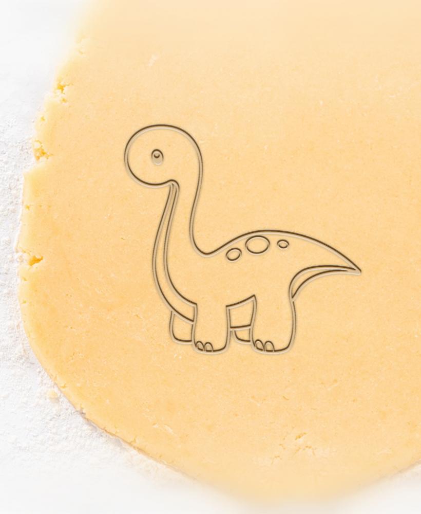 Baby Dinosaur Cookie Cutter, Biscuit Cutter 3d model