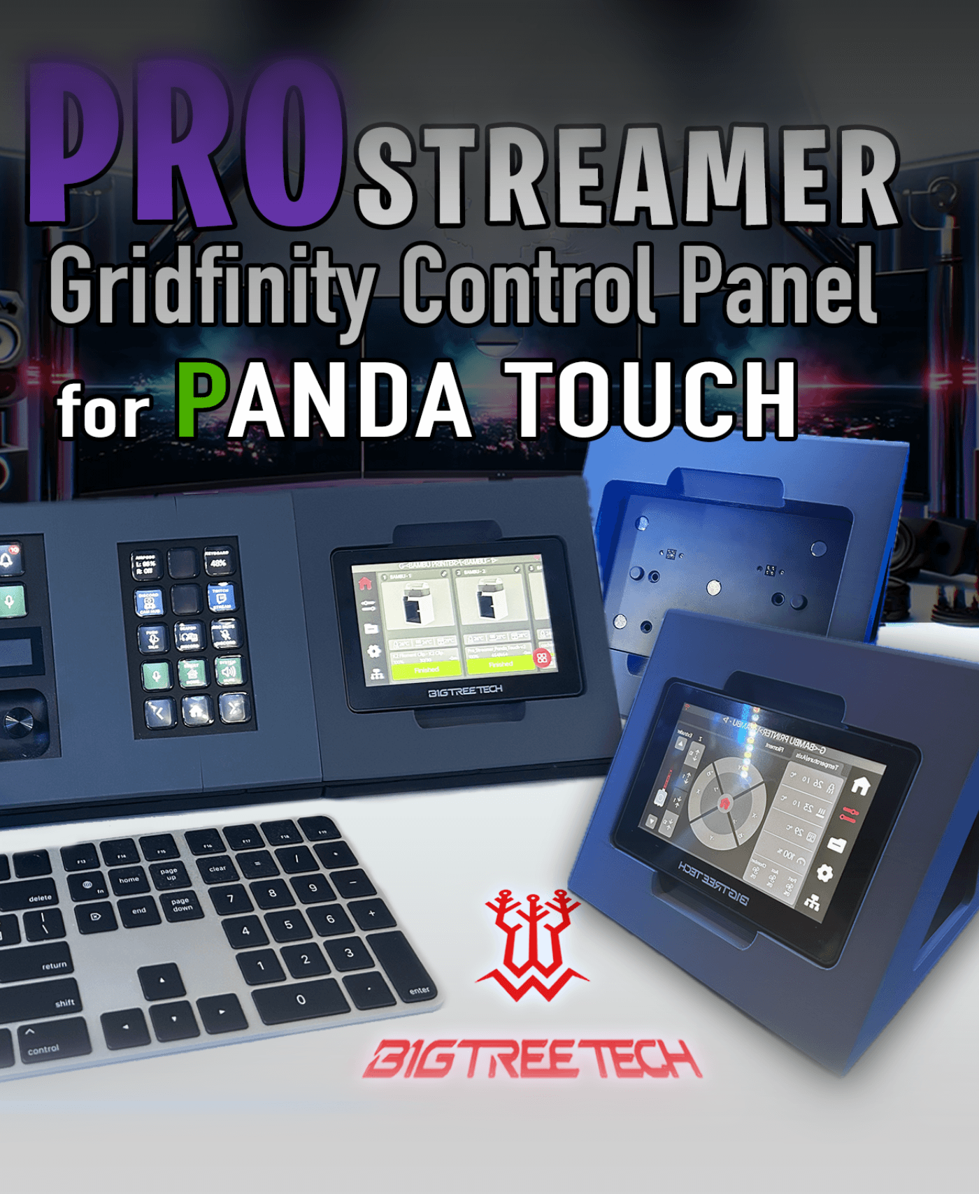 Pro Streamer - BigTreeTech Panda Touch 3d model