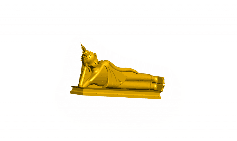 Reclining Buddha.STL 3d model