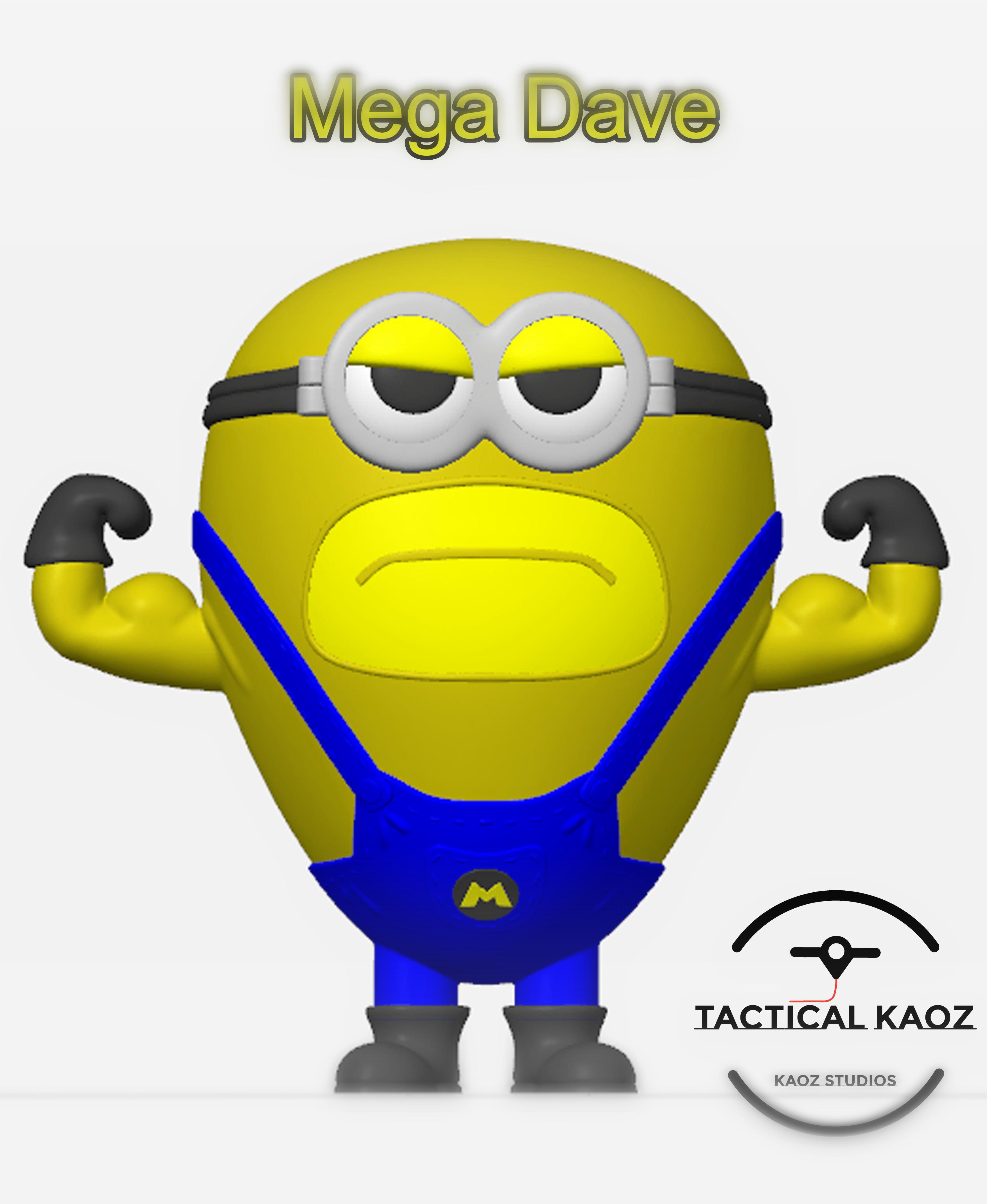 Mega Dave Despicable Me 4 - Painted 3d model