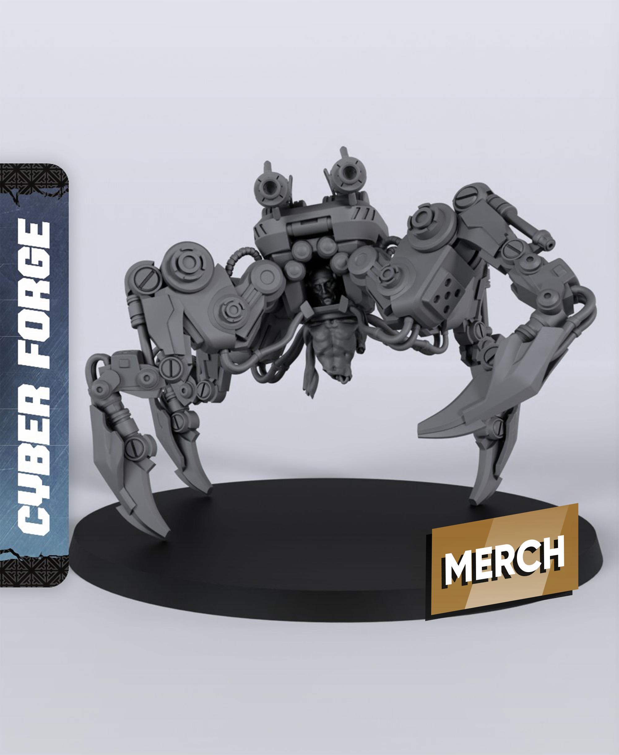 Stem Reaper - With Free Cyberpunk Warhammer - 40k Sci-Fi Gift Ideas for RPG and Wargamers 3d model