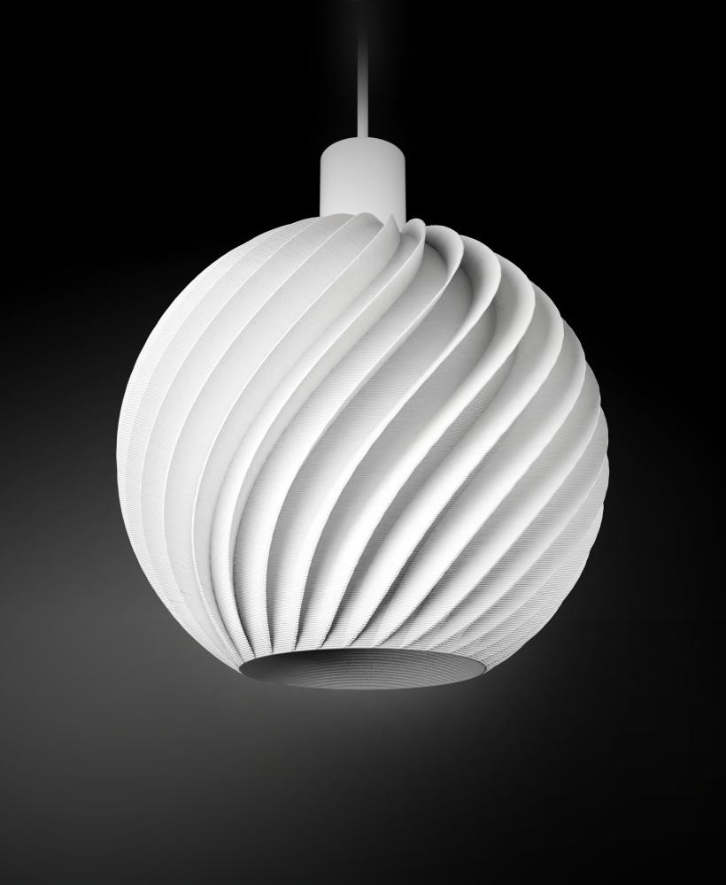 BALL WAVE LAMPSHADE 3d model