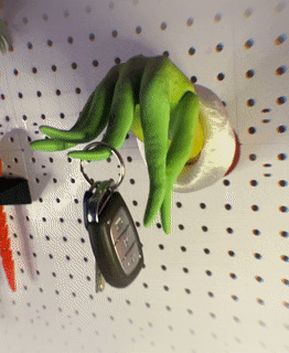 The Grinch Hand Wall Mount 3d model