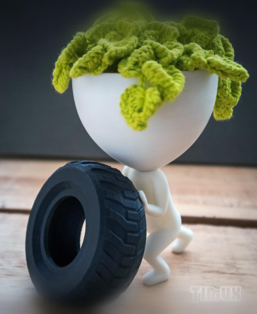 ROBERT PLANT DOING CROSSFIT - TIRE FLIP 3d model