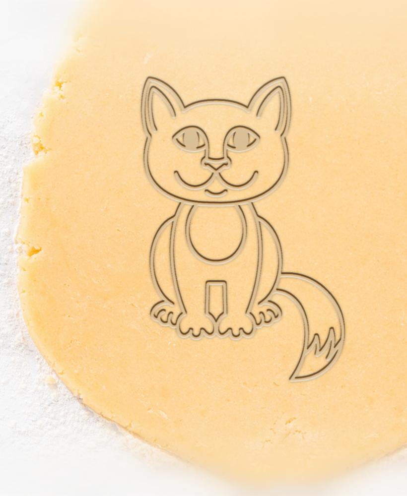 Cat Cookie Cutter, Biscuit Cutter 3d model