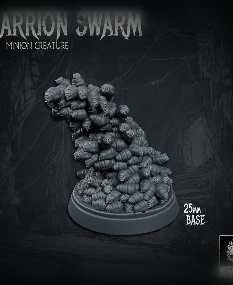 Carrion Swarm 03 (25mm Base) 3d model