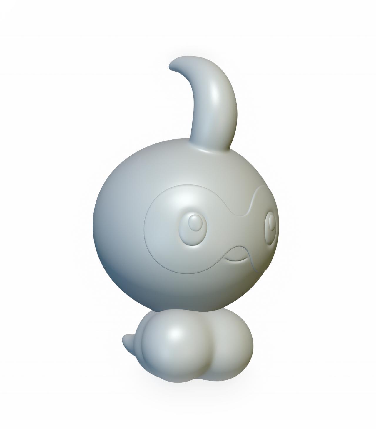 Pokemon Castform #351 - Optimized for 3D Printing 3d model