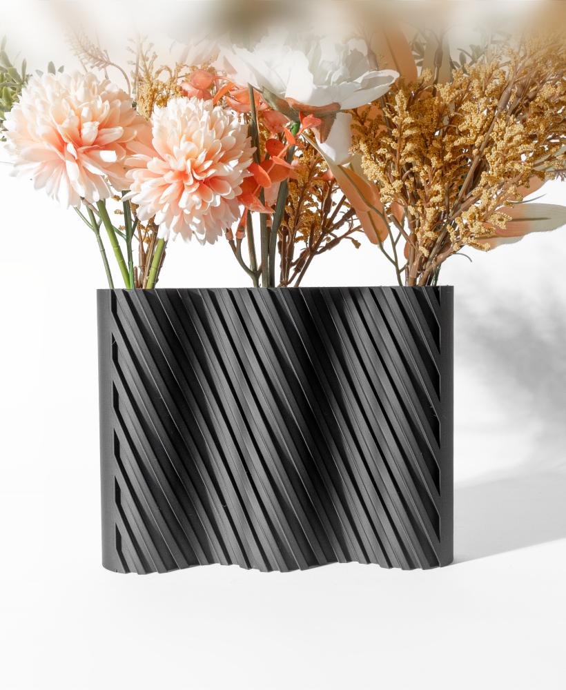 The Bora Triple Vase, Modern and Unique Home Decor for Dried and Preserved Flower Arrangement 3d model