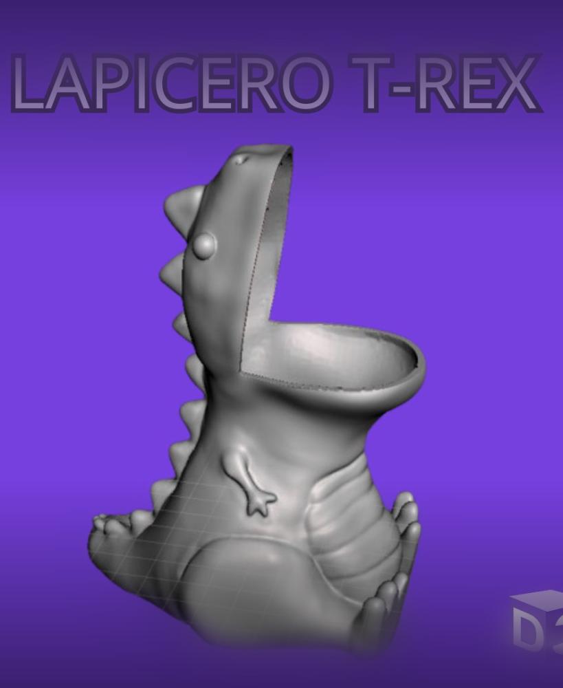 Lapicero Dino T-REX 3d model