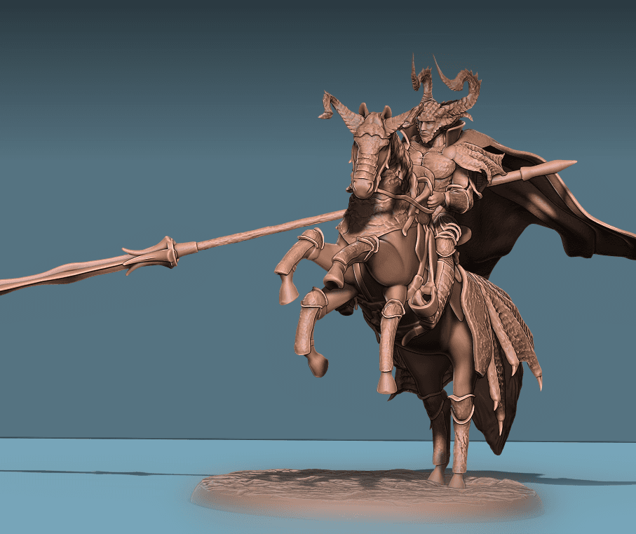 Korvan The Emperor of Death and Despair 3d model