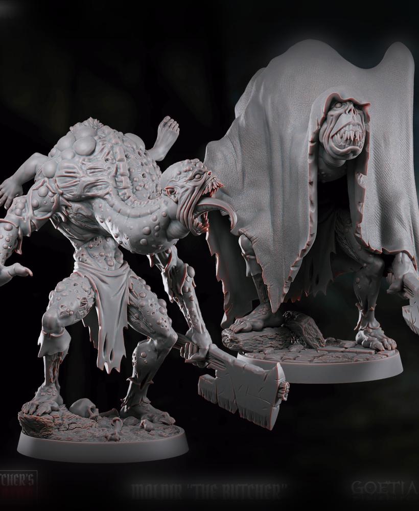 Molnir "The Butcher" (2 models) 3d model