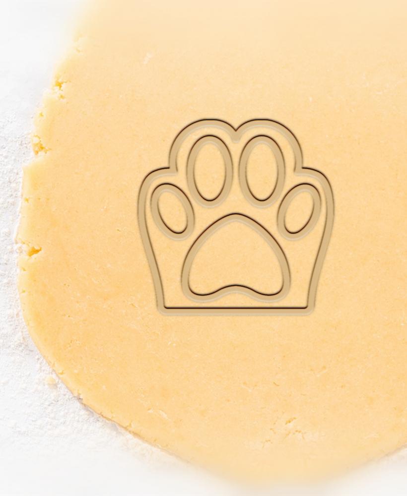 Paw Cookie Cutter, Biscuit Cutter 3d model