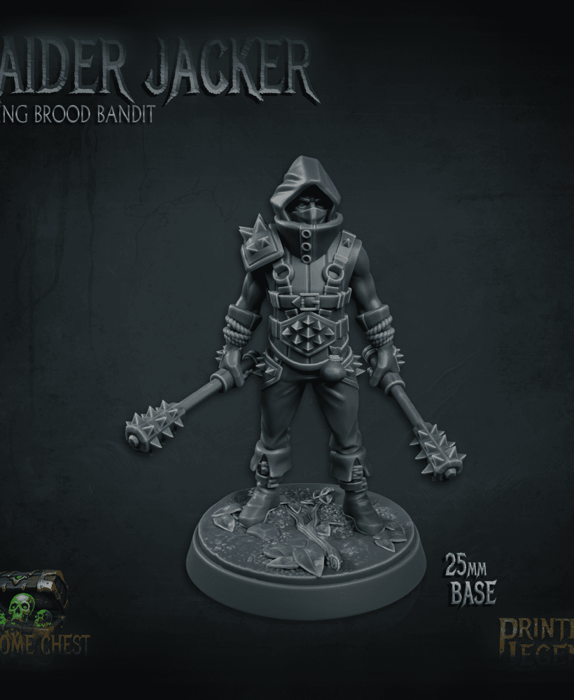 Raider 03 (25mm Base) 3d model