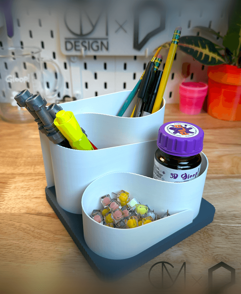 Slalom Desk Organizer.STL 3d model