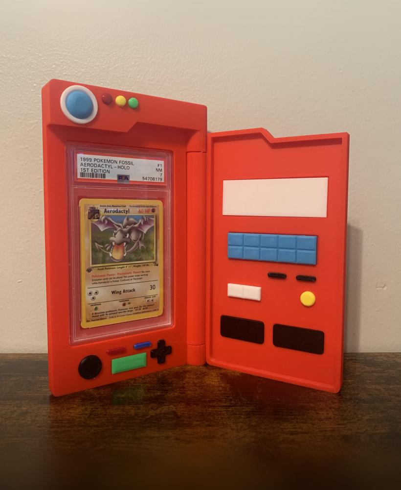 PSA/CGC Graded Slab Pokédex Display 3d model