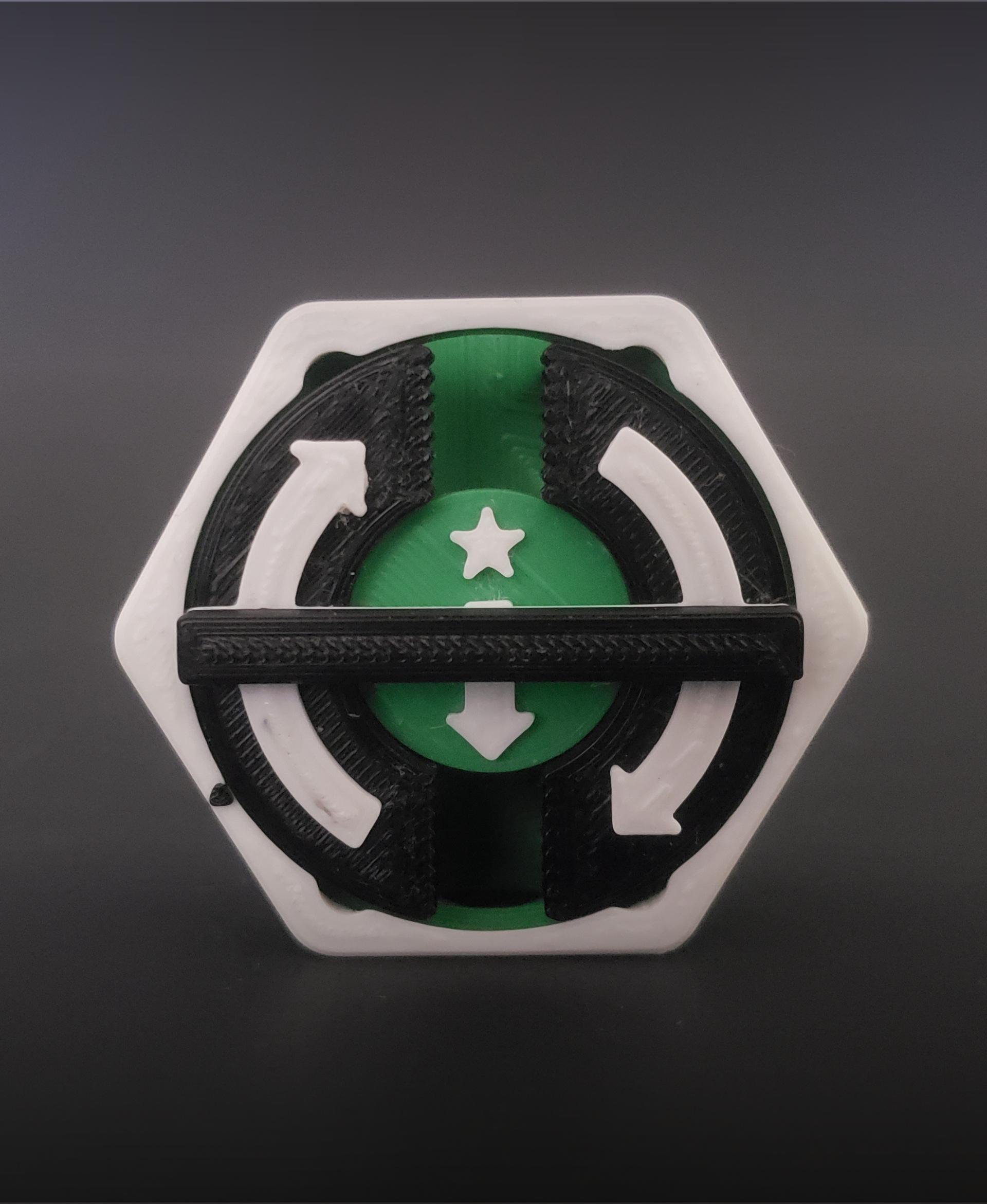 Hextraction Gauss Cannon Spinner 3d model