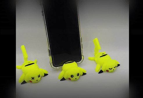 POKEMON - PIKACHU PHONE STANDS 3d model