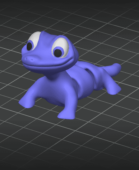 Flexi Gecko (No Supports) 3d model