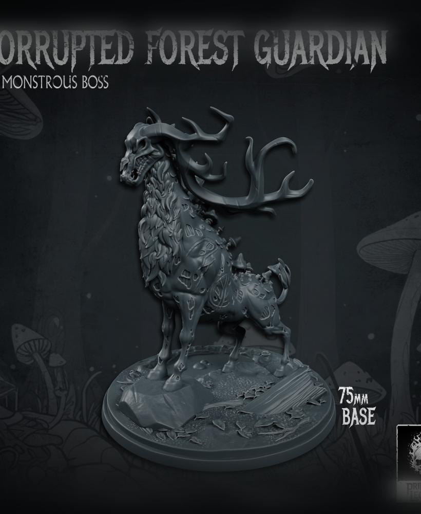 Corrupted Forest Guardian (75mm Base) 3d model