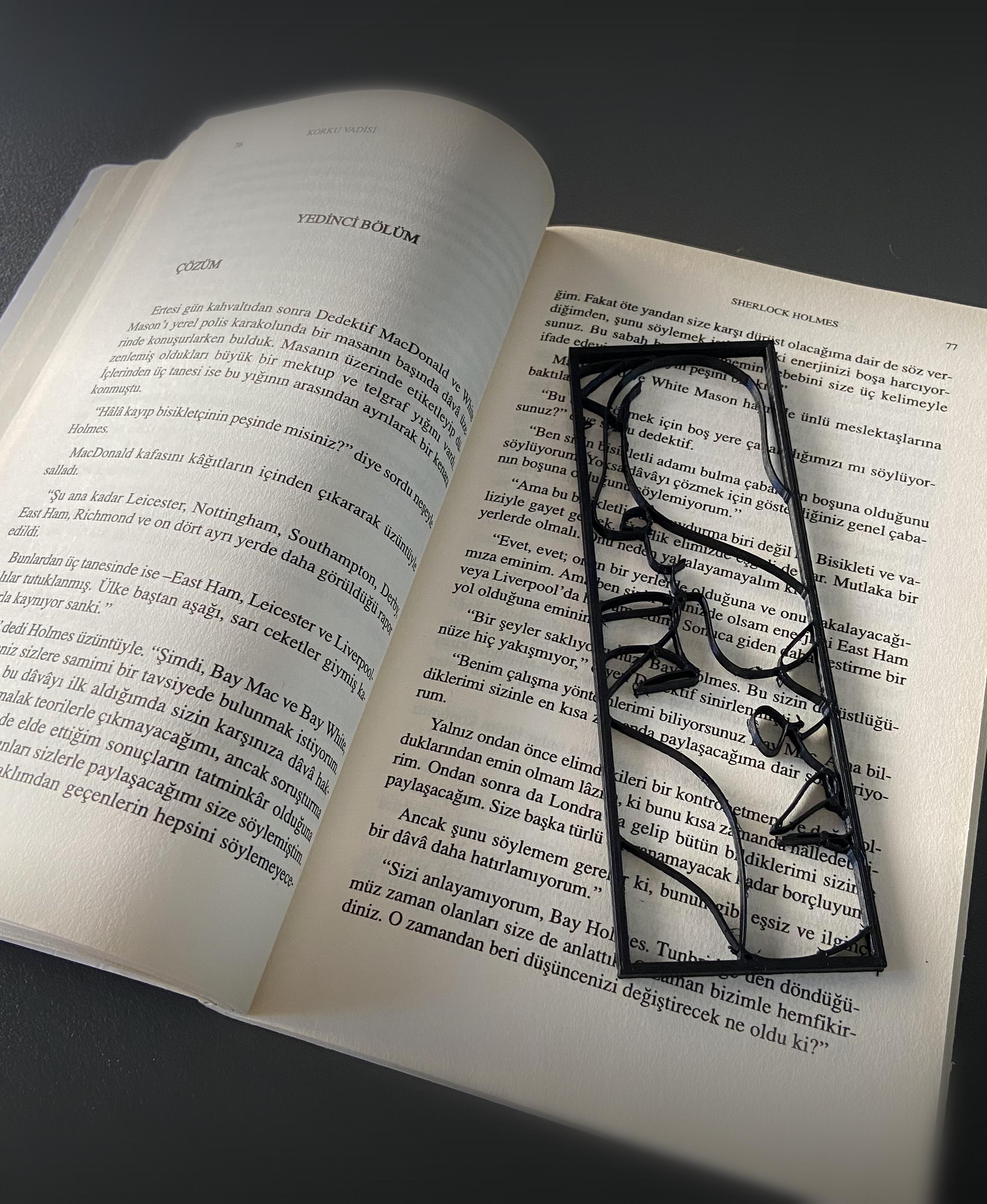 Love You Bookmark 3d model