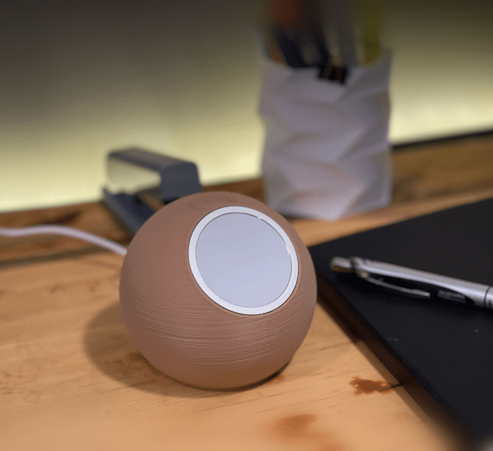 iPhone MagSafe Dock, Phone Desk Stand, 3D Printed Globe (Personal Use Version) 3d model