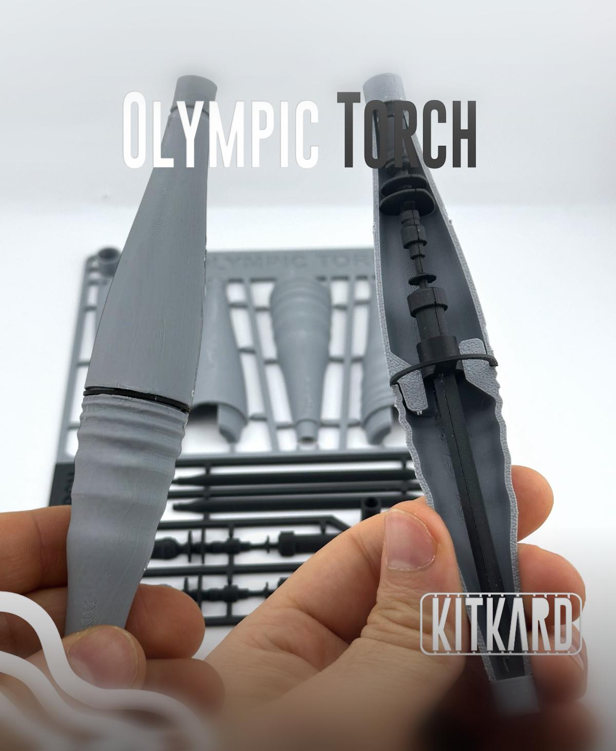 Olympic Torch Kit Card 3d model
