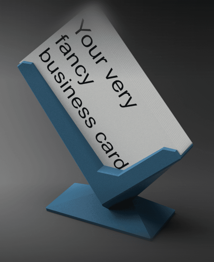 Angular Business Card Holder 3d model