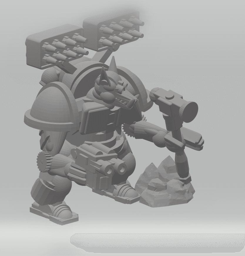 FHW VoidFang Voidhulk with Meteor launcher 3d model