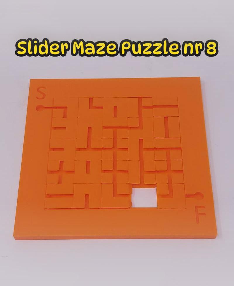 Slider Maze puzzle nr 10. 3d model