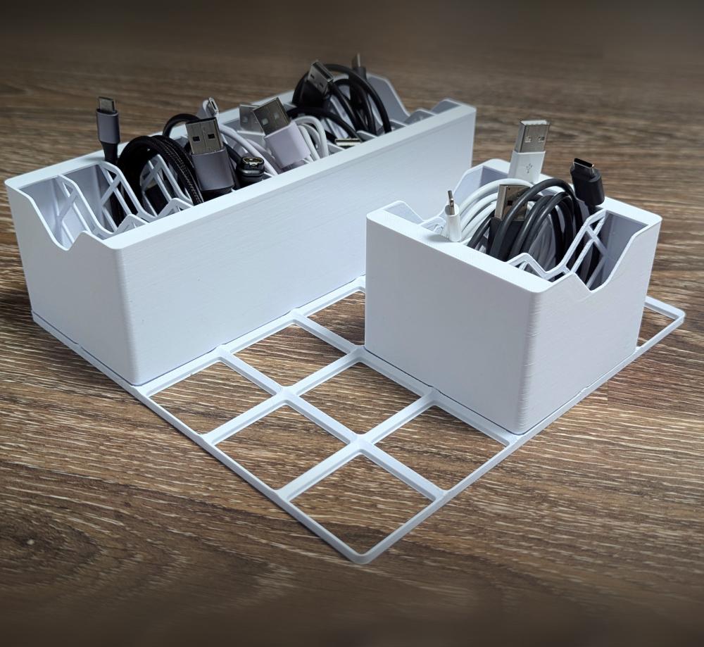 Gridfinity Cable Organizing Boxes 3d model