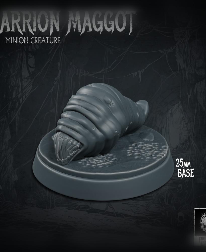 Carrion Maggot 01 (25mm Base) 3d model