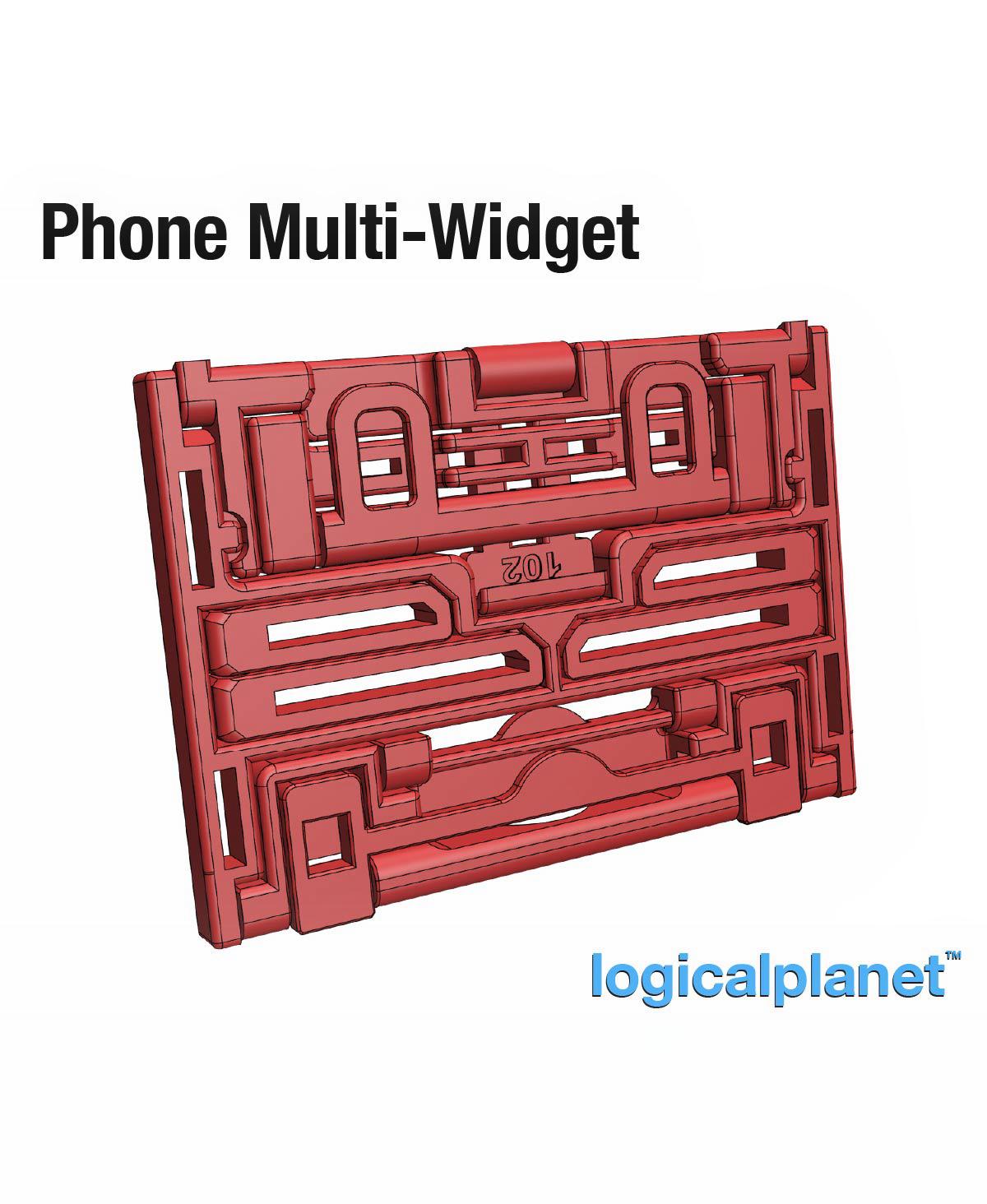 Phone Multi Widget (and Fidget) 3d model
