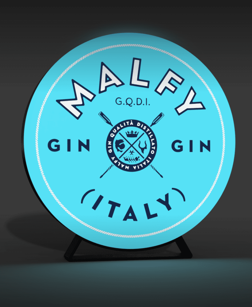 Malfy Gin Lightbox Led Lamp 3d model