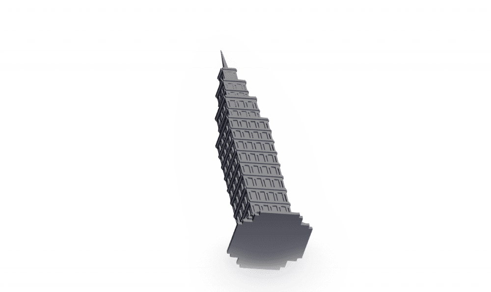 building.obj 3d model