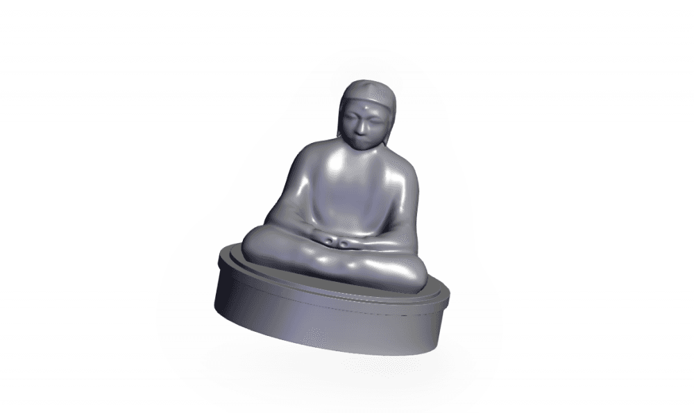 Buddha statue.obj 3d model