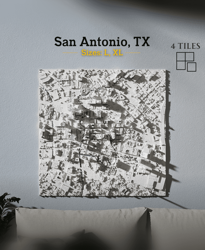 San Antonio, TX - Large & Extra Large 3d model