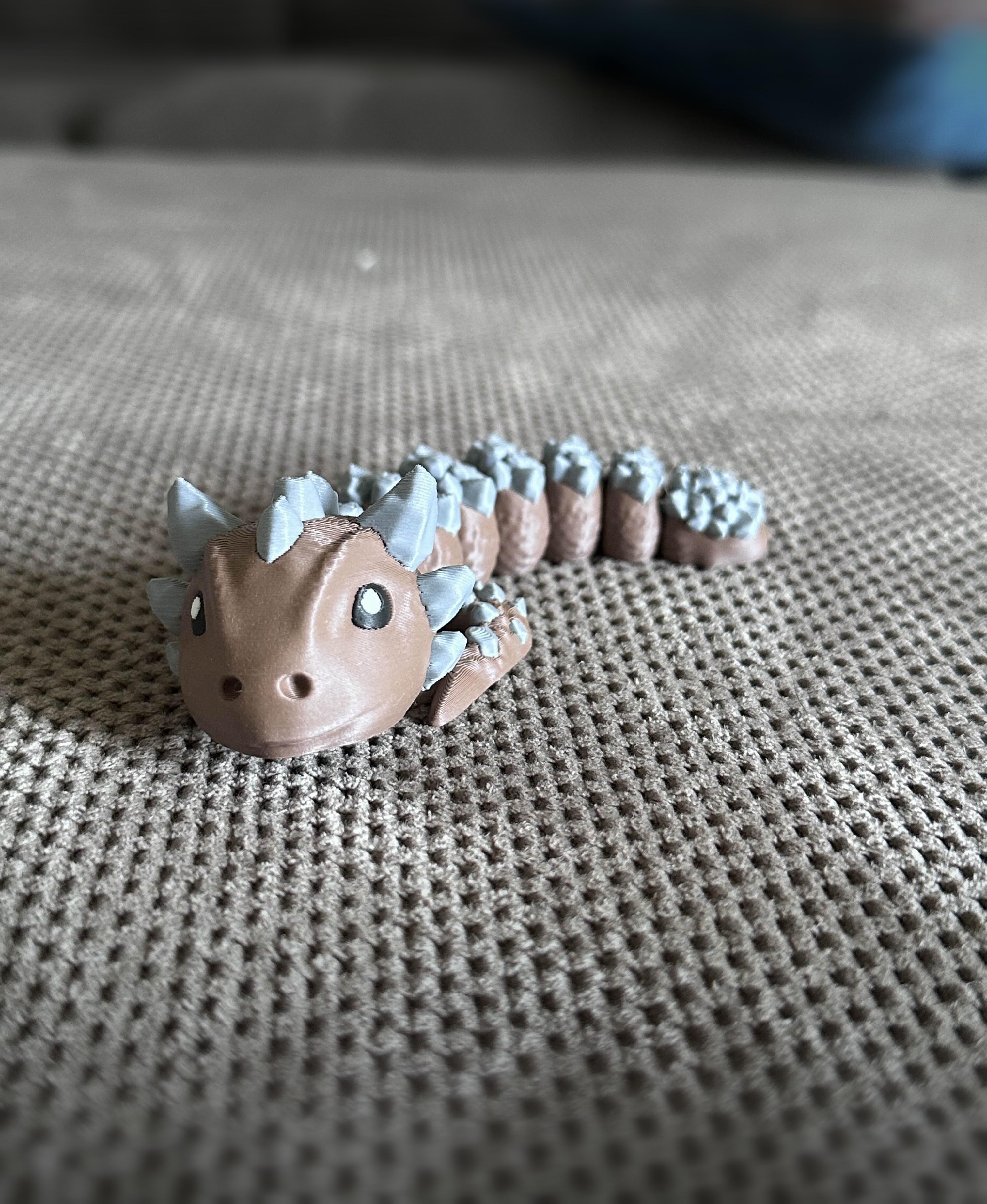 Articulated Baby Rock Dragon 3d model