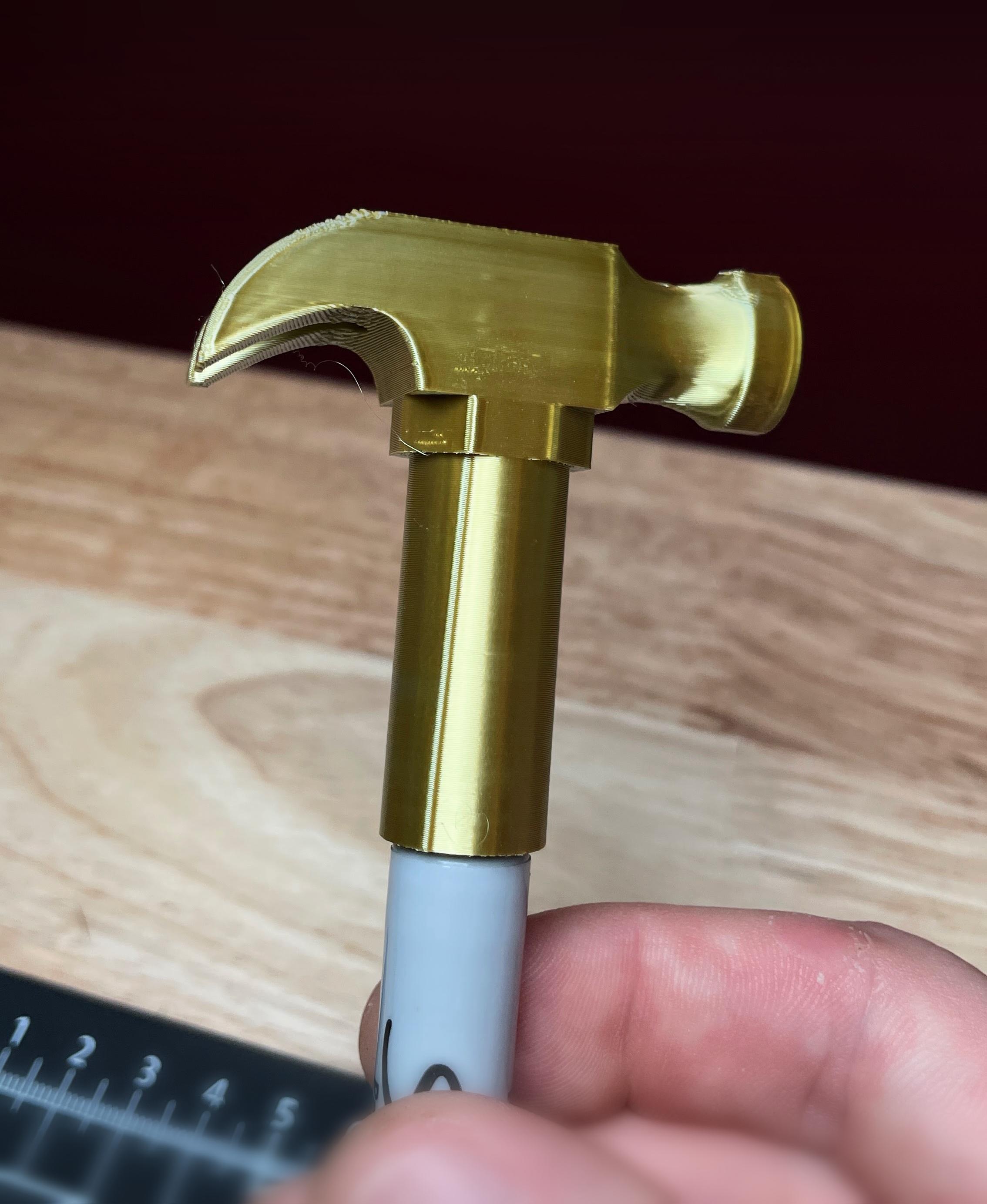 Hammer Sharpie Cap 3d model