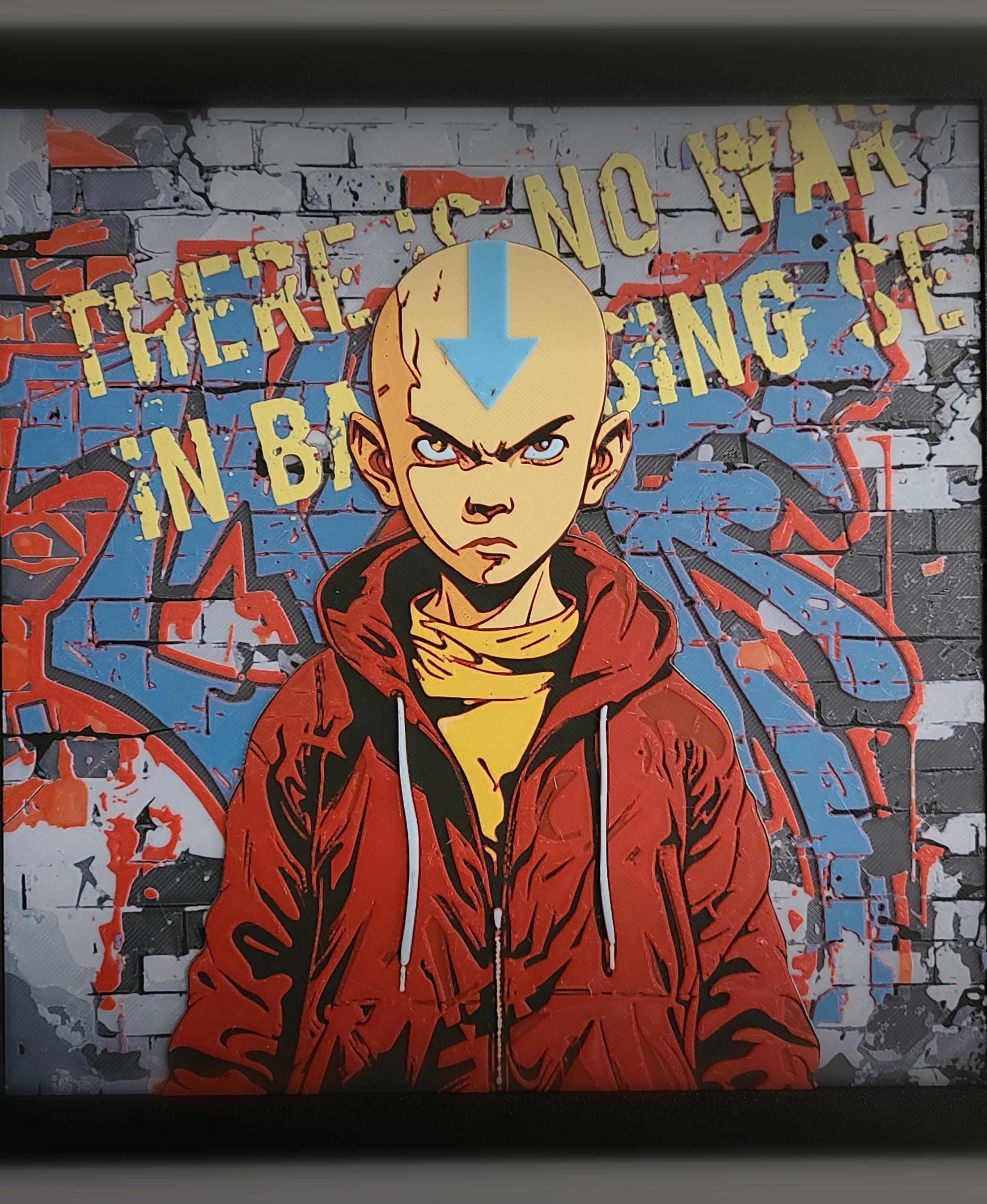 Airbender Graffiti - Filament Painting  3d model