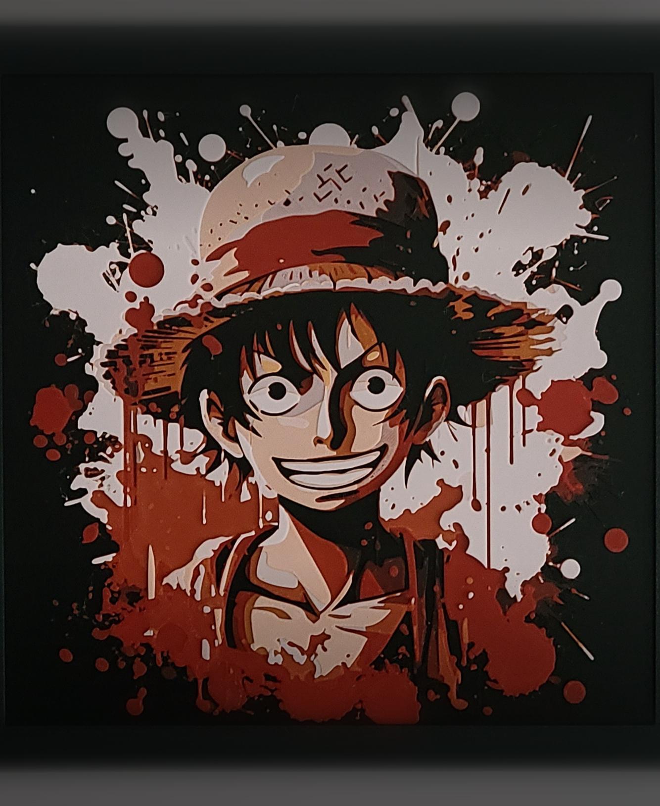 One Piece - Luffy - Filament Painting 3d model