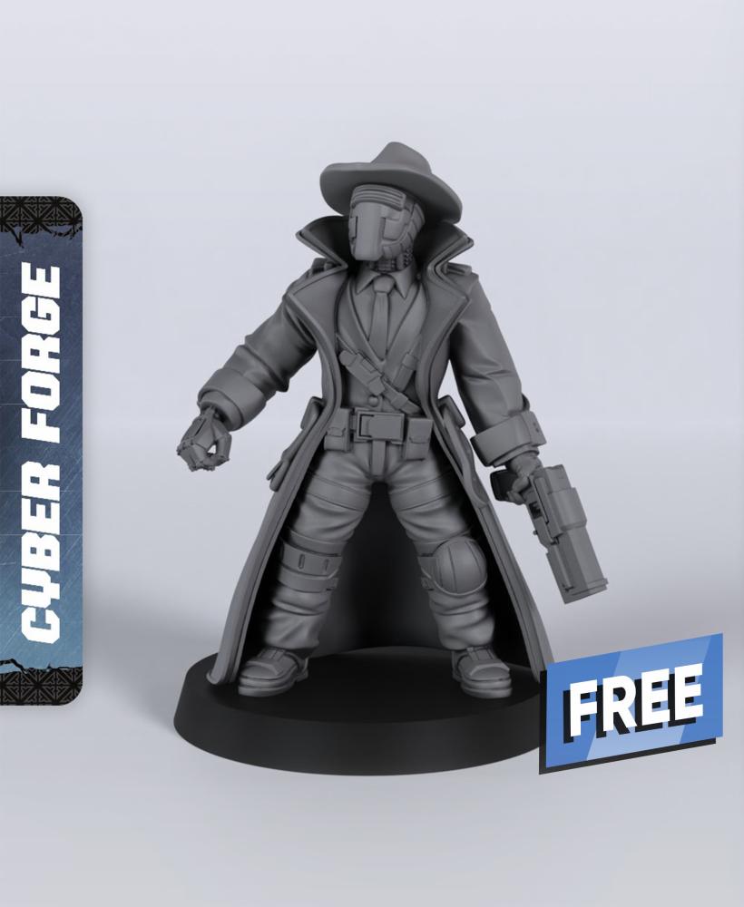 Cage Bogart - With Free Dragon Warhammer - 5e DnD Inspired for RPG and Wargamers 3d model