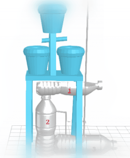 Self-Watering Plantpots 3d model