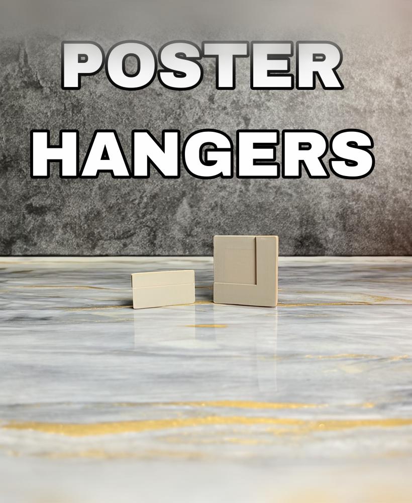 Poster Hangers 3d model