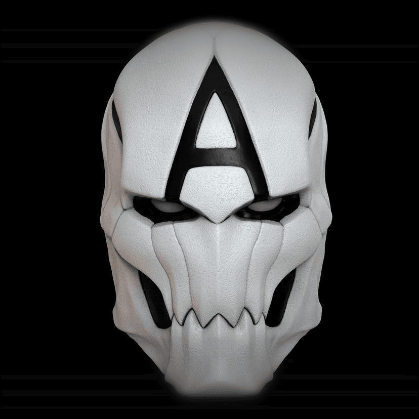 Poison Captain America Mask Helmet STL 3D FILE 3d model