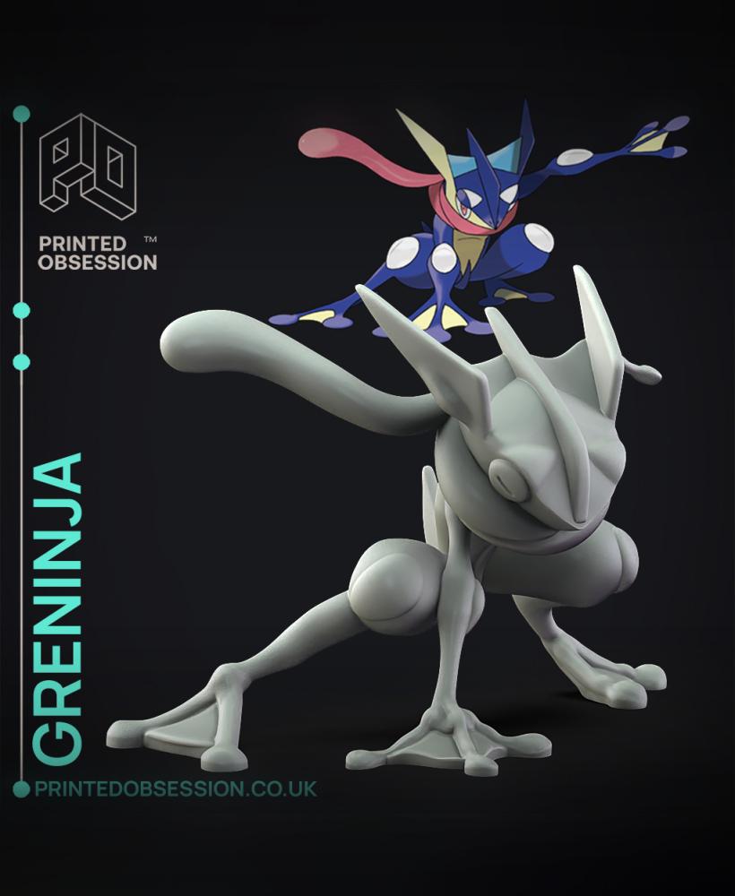 Greninja - Pokemon - Fan Art 3d model