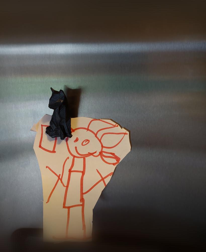 Low Poly Cat Fridge Magnet 3d model