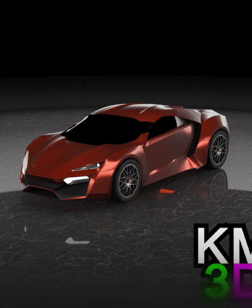 W Motors Lykan Hypersport 3d model